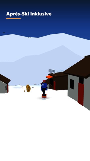 Screenshot: Après-Ski-Bar in der Schneewelt.